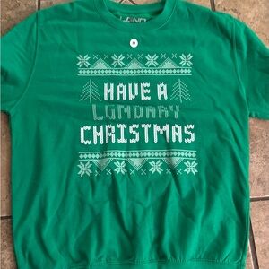Green Holiday Crewneck Sweater